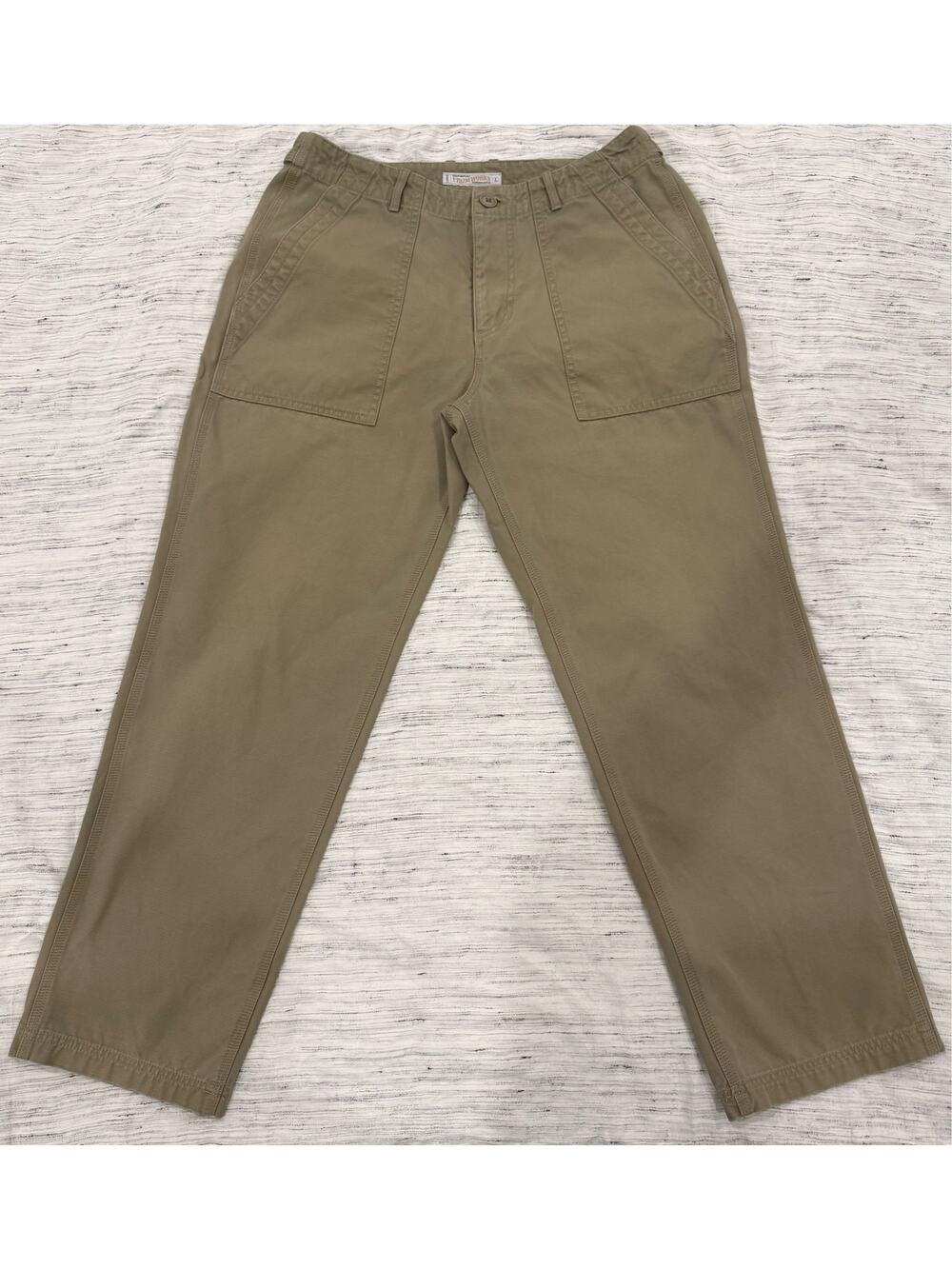 FrizmWORKS Jungle Cloth Fatigue Pants Khaki Beige Size L